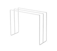 Rejilla para Secar Paños de Cocina para Encimera de Cocina, Soporte para Paños de Cocina de Hierro de 3 Brazos, Colgador de Almacenamiento de Trapo para Platos, Estante de Secado de Toallas(Blanco)
