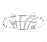 Rejilla Plegable Portátil Barbacoa 17 Pulgadas Rejilla Plegable | para acero inoxidable para robusto, para resistencia al óxido, durabilidad extrema, redondo clásico, para ideal uso diario