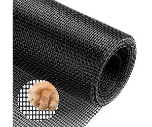 Rejilla protectora para gatos, 1,22 x 2,55 metros. Malla para mascotas, puerta, protección contra insectos, ventana. Rejilla anti-mosquitos, tela, mosquitera, segura para gatos. Mosquitera para puerta