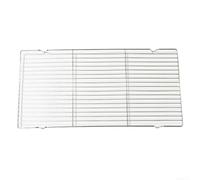 Rejilla rectangular de acero inoxidable para parrillas de pellets de carbón y gas, red de malla para cocinar al aire libre, 30 x 20,5 cm de largo