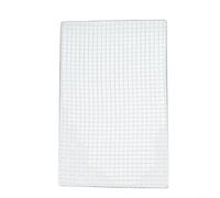 Rejilla rectangular de acero resistente de 40 x 100 cm | Acero galvanizado resistente, tamaño de 40 x 100 cm, resistente a la corrosión, ideal para sesiones intensas de parrilla
