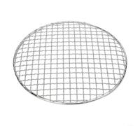 Rejilla redonda de acero inoxidable para barbacoa, portátil, para camping, barbacoa, red, malla de cocina, parrilla al aire libre, estante de repuesto para patio, picnic, playa, senderismo, 15-35 cm