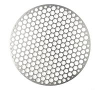 Rejilla redonda de acero inoxidable, parrilla redonda para barbacoa, rejilla de malla de alambre para utensilios de cocina de camping al aire libre, parrilla redonda para barbacoa (18 cm)
