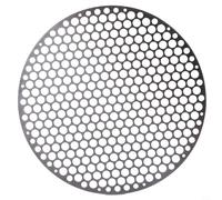 Rejilla redonda de acero inoxidable, parrilla redonda para barbacoa, rejilla de malla de alambre para utensilios de cocina de camping al aire libre, parrilla redonda para barbacoa (24 cm)