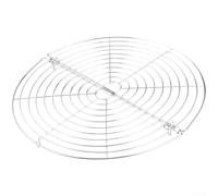 Rejilla Redonda Inoxidable 32cm Y Asar Rejilla Redonda Inoxidable(1) | plegable, ahorro de espacio, para fácil transporte, para acero inoxidable, uso en horno y grill