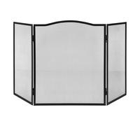Rejilla salvachispas plegable color negro 101 x 0,5 x 61 cm