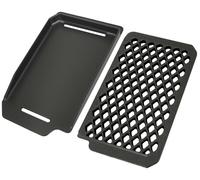 Rejilla y placa de plancha de hierro fundido para parrilla eléctrica, accesorios