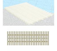 Rejillas para piscinas, rejilla de drenaje y desbordamiento para piscinas, cubierta antideslizante para entradas de vehículos, patios, terrazas de piscinas y áreas comerciales - 20x100cm, 20 piez