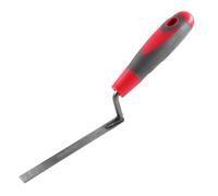 Rejuntador Faithfull con Mango de Agarre Suave - 12 mm (1/2 pulg.) | Hoja de acero flexible y cuello elevado para crear juntas de ladrillo resistentes a la intemperie
