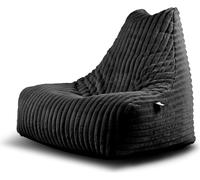 Relajación extrema - b-bag mighty-b cord - sillones tipo saco para adultos - para uso interior - tejido suave y cómodo - color gris tormenta