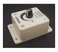 Reland Sun PWM regulador regulador de atenuación DC 12V-14V 8A bombilla LED ajustable regulador de brillo tira LED de un solo color para luces LED cinta