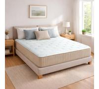 RELAX Colchón 160x190 | Colchones Muelles Ensacados Doble Cara 160 x 190 + Viscogel | Firmeza Alta | Altura 28cm| Transpirable y Viscoelástico con Memoria | Fabricado en España | ELARA Supreme 160x190