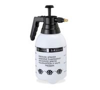 Relaxdays 10 pulverizadores agua presión 1,5 l blanco,negro