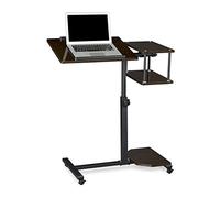 Relaxdays Mesa de pie para ordenadores portátiles negro