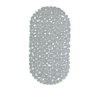 Relaxdays 2 alfombras bañera antideslizante grises gris