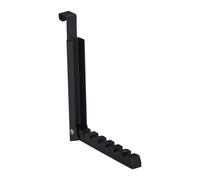Relaxdays 2 colgadores plegables de puerta negros negro
