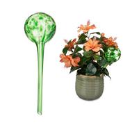 Relaxdays Set de dos globos de riego de 350 ml verde