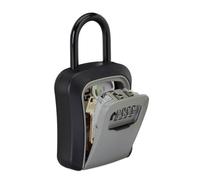 Relaxdays 2 guarda llaves para colgar negro,gris