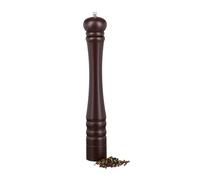Relaxdays 2 Molinillos Pimienta marrón chocolate marrón oscuro,plata