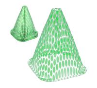 Relaxdays 20 sombreros de plantas verde,transparente