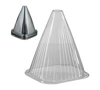 Relaxdays 20x Sombrero gris de cultivo gris