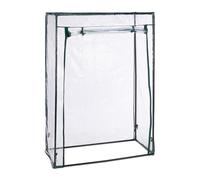 Relaxdays 2x invernaderos de tomates con PVC verde oscuro,transparente