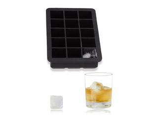 Relaxdays 3 cubiteras silicona 2,5 cm negro