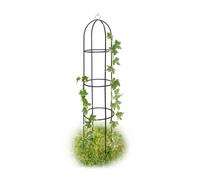 Relaxdays 4 Soportes para plantas de metal 1,90 cm verde oscuro