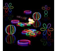 Relaxdays 400 luces de quiebre + conectores amarillo,verde,rojo