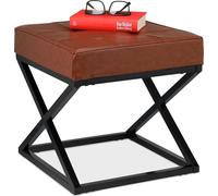 Relaxdays 4052025385262, Interior, Hierro, MDF, Plástico, Marrón, , 410 mm, 410 mm