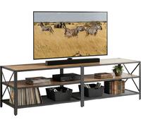 Relaxdays 4052025844431, Marrón, , Acero, 3 estantes, Marrón, 152,4 cm (60")