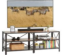 Relaxdays 4052025844448, Marrón, , Acero, 3 estantes, Marrón, 152,4 cm (60")