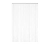 Relaxdays 5 cortinas decorativas blancas 145x245cm blanco