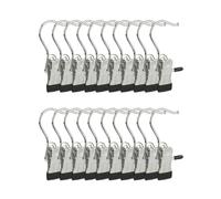 Relaxdays 60 x abrazaderas giratorias para botas negro,plata