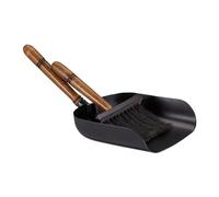 Relaxdays Accesorios para la chimenea marrón,negro