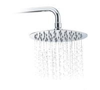 Relaxdays Alcachofa de ducha redonda plata