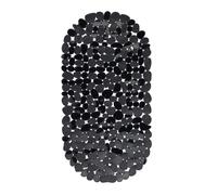 Relaxdays Alfombrilla antideslizante para bañera negro