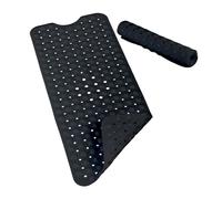 Relaxdays Alfombrilla bañera antideslizante negro