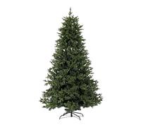 Relaxdays Árbol Navidad Artificial 180 cm Realista, Agujas Inyectadas PVC, Soporte Madera, Bolsa, Verde