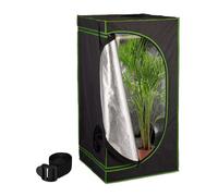 Relaxdays Armario cultivo interior verde,negro