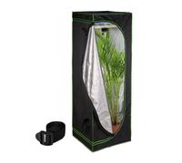 Relaxdays Armario cultivo interior verde,negro
