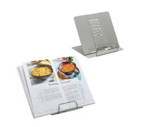 Relaxdays Atril libros ajustable set de 2 gris