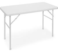 Relaxdays BASTIAN, blanco, plástico, diseño de gato, forma rectangular, 4 patas, patas en forma de H, 1215 mm