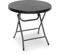 Relaxdays BASTIAN, , plástico, acero, forma redonda, 4 patas, 8 cm, 740 mm