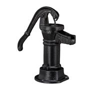 Relaxdays Bomba agua manual decorativa negro