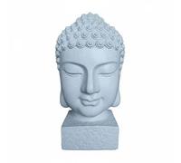 Relaxdays Cabeza Buda 70 cm blanco