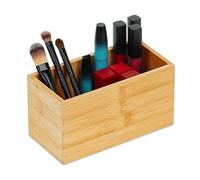 Relaxdays Caja organizadora bambú marrón claro