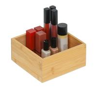 Relaxdays Caja organizadora hecha de bambú marrón claro