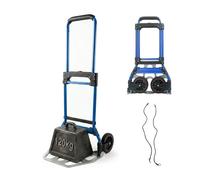 Relaxdays Carretilla plegable 120 kg negro,plata
