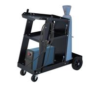 Relaxdays Carro de soldadura negro,plata